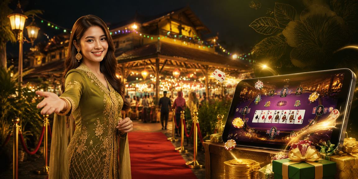 Suasana permainan kad Hari Raya di Kota Bharu yang meriah dan berkaitan baccarat